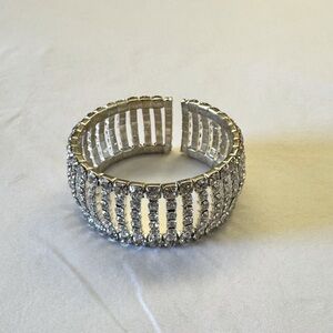 Faux Diamond Cuff Bracelet